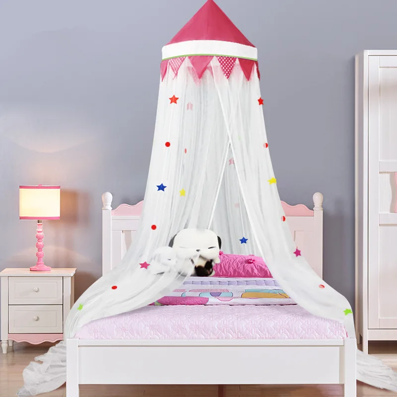 

Princess Dome Mosquito Net Household Netting for Baby Bed Boys Girls Portable Mesh Tent Canopy for Kids Sleeping Crib lit enfant