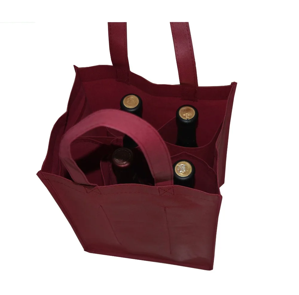 Сумка тоут для вина из нетканого материала 6 бутылок|tote bag non woven|bag wovennon woven |