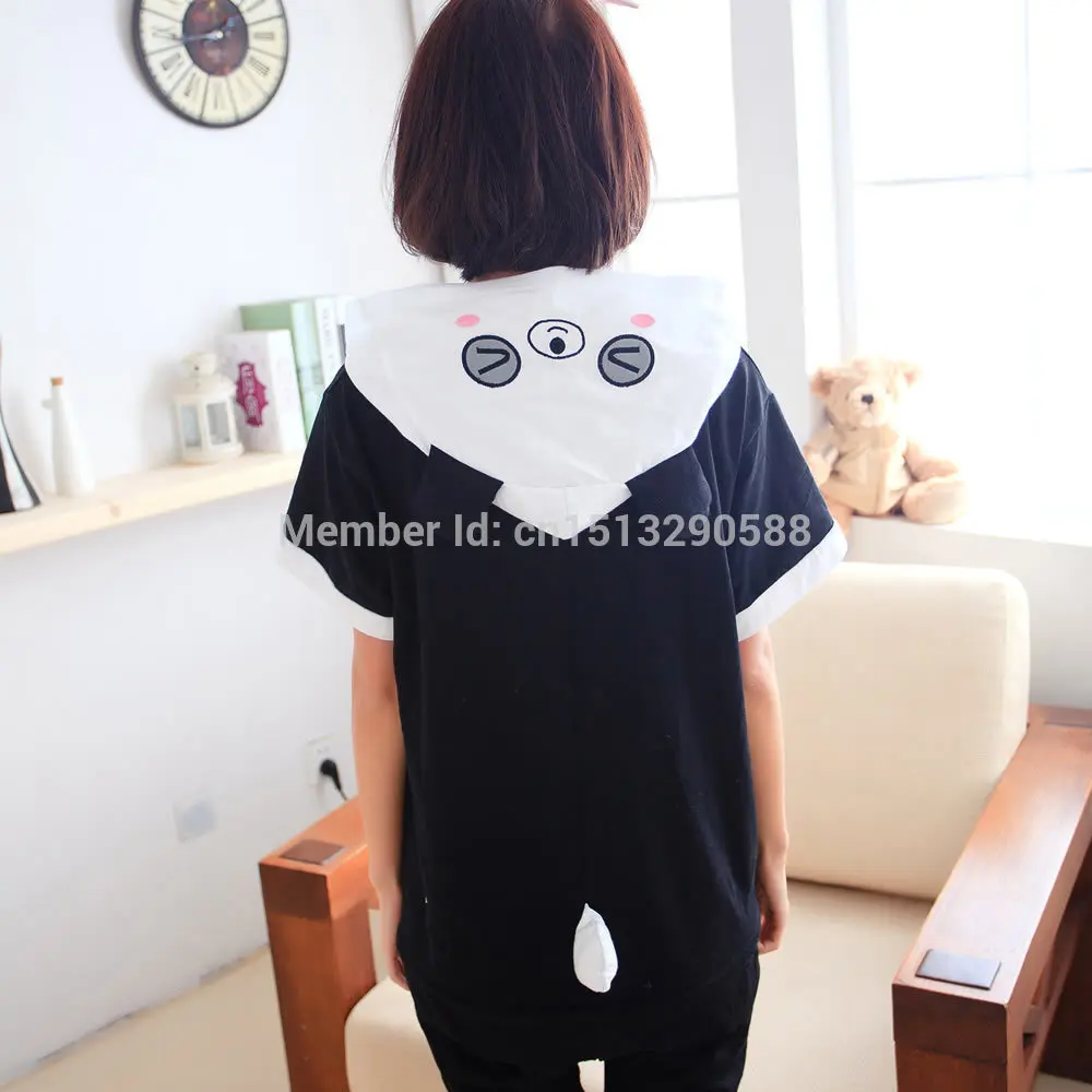 Летняя Пижама для взрослых в виде панды милая животная косплей женская одежда
