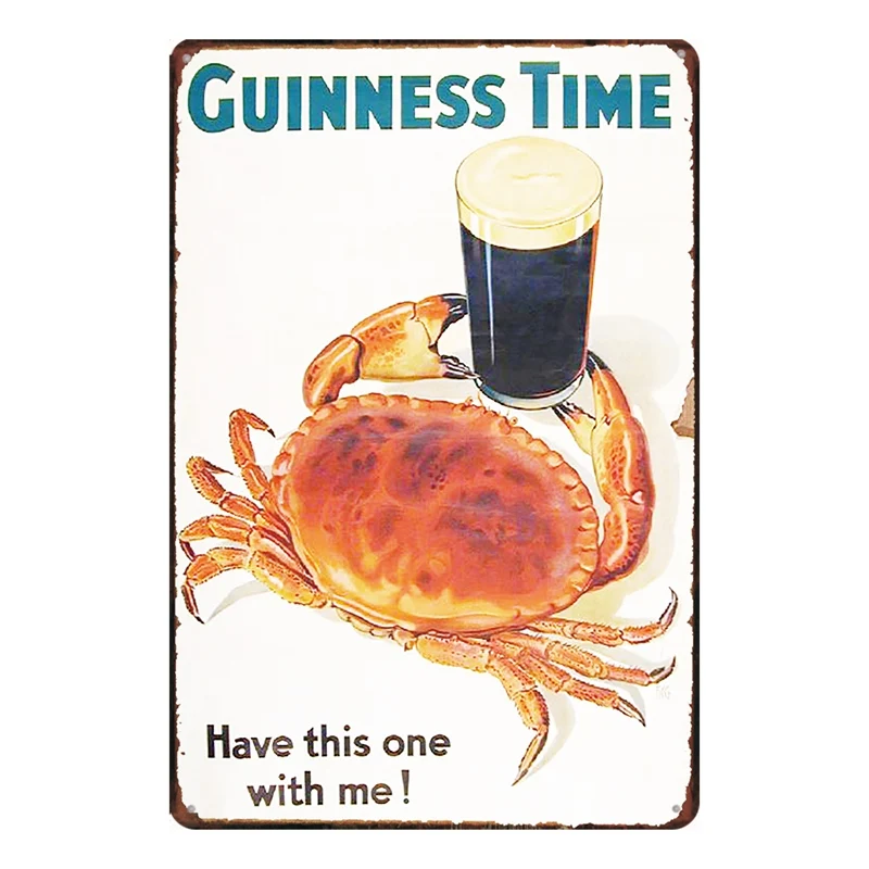 Goodness Guinness металлическая пластина жестяная вывеска винтажная табличка для