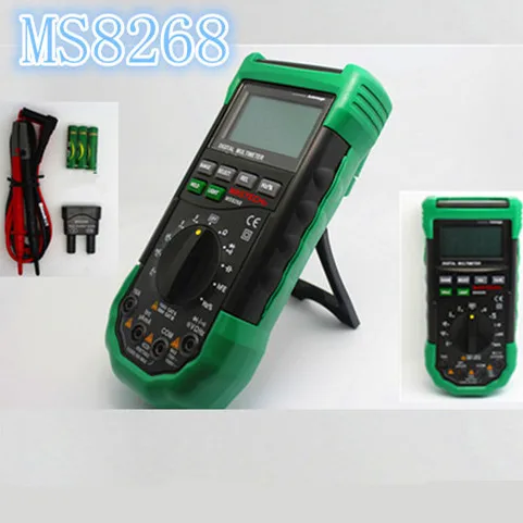 Цифровой мультиметр MS8268 измеритель напряжения силы тока и сопротивления с