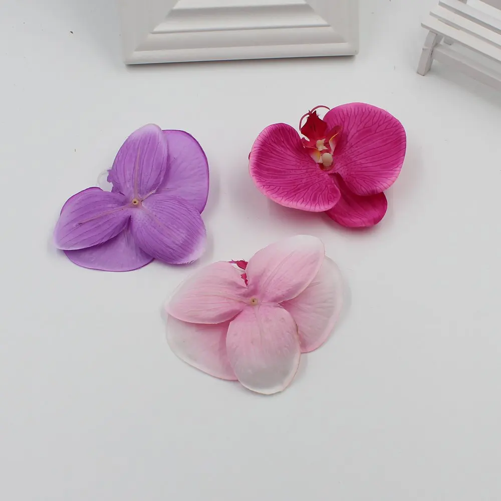 Новинка 2 шт./лот искусственный шелк имитация один цветок моль Орхидея Цветочная