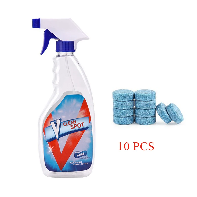 Bottle 10pcs Прямая поставка; 10/20 Вт, 30 Вт, 40 см/50 шт Многофункциональный очищающий спрей набор чистящих средств для домашней уборки концентрат инструмент для уборки дома - Тип аромата: Bottle 10pcs