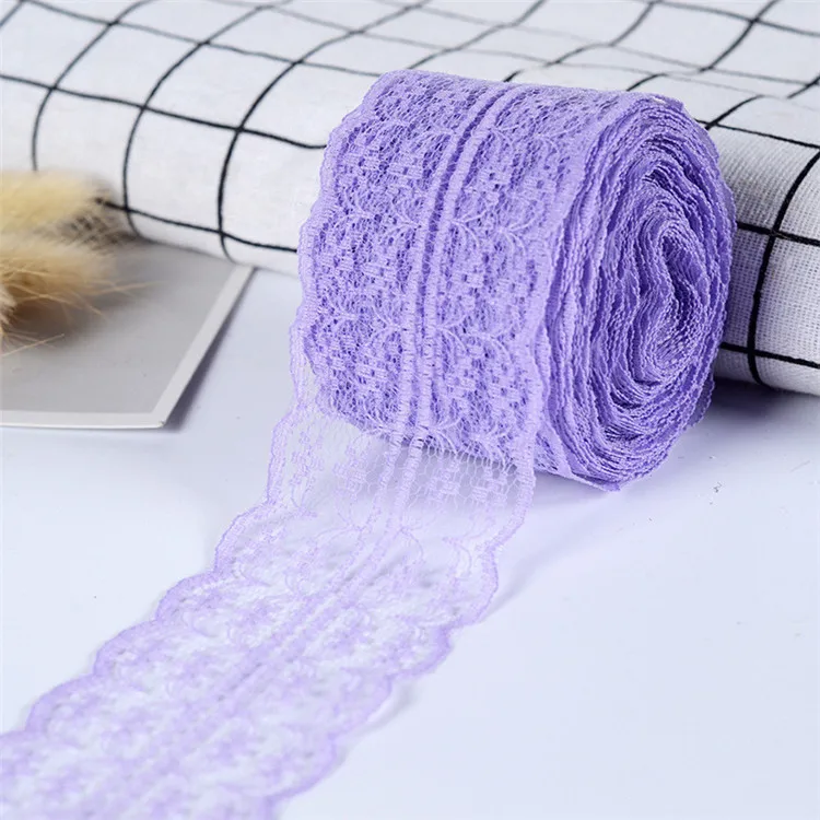 10 м/рулон 4,5 см кружевная Лента ткань для одежды DIY вышитый сетчатый шнур для шитья украшения африканская кружевная ткань ручной работы материал