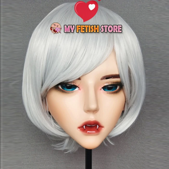 (Demon) Резиновые полуголовы Kigurumi BJD Маска Косплей японское аниме ролевая