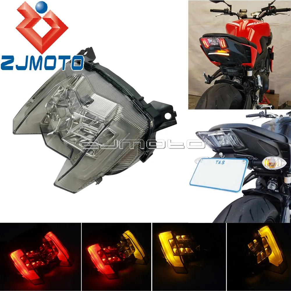 Мотоцикл интегрированный светодиодный задний фонарь задних сигнальных огней