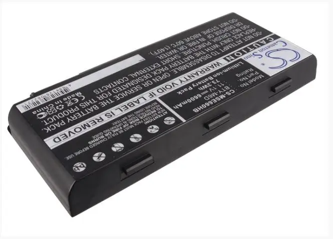 Аккумулятор Cameron Sino 6600 мАч для MEDION Erazer X6811 X6813 BTY M6D MSI E6603 GT660 003US 004CA|Цифровые