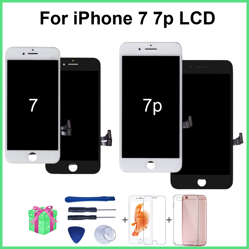 ЖК дисплей класса AAA +++ для iPhone 7 7G plus 3D сенсорный экран с дигитайзером в сборе