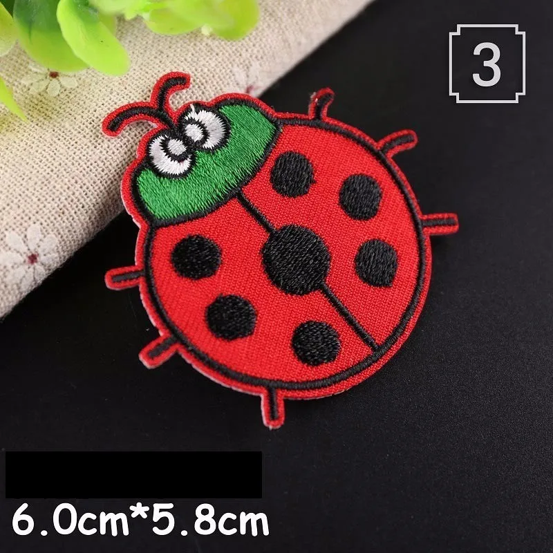Kawaii Тоторо хлеб животное вышивка патчи Железная Звезда солнце цветок Радуга аппликации милые значки с животными Parches