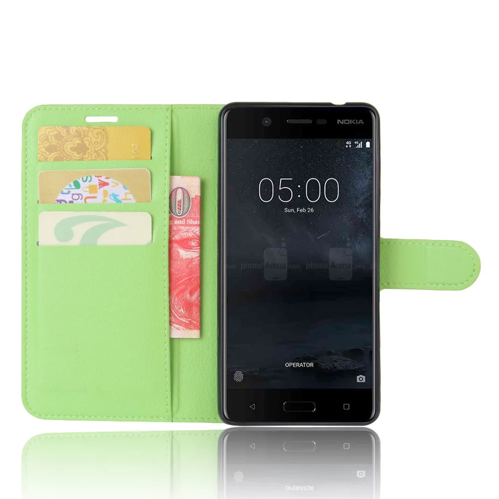 PU Leather Case For Nokia 9 PureView 8 Scirocco 7 6 5 3 2 2.1 3.1 5.1 6.1 7.1 1 Plus 2018 X7 X5 X6 Flip Shell Cover Stander | Мобильные