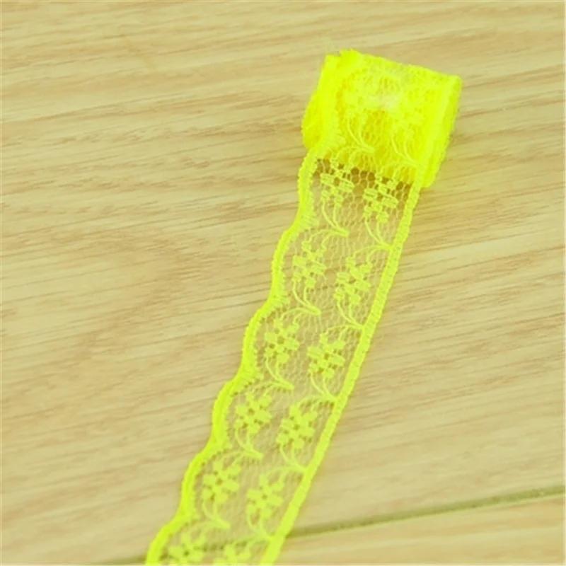 Бесплатная доставка 20 мм ширина Смешанная дешевая кружевная ткань обрезанная