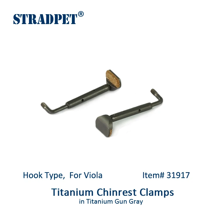 Титановые зажимы STRADPET для подножки шеи серого цвета с крючком Альта аксессуары