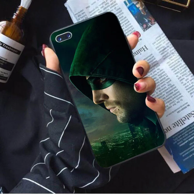 case 26 Чехол для телефона Зеленая Стрела, мягкий чехол для iphone 8 7 Plus X 6 6 S XS Max xr SE 10 5 5S, крутой дизайн, силиконовый чехол для мобильного телефона - Цвет: case 26