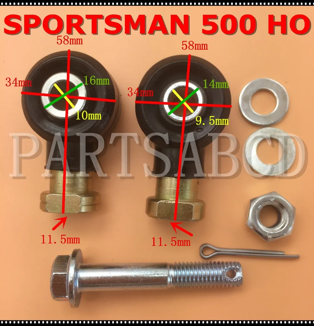 Наконечник тяги для POLARIS SPORTSMAN 500 HO 2006 2007 2008 2009 2010 12|tie rod end|polaris sportsmantie |