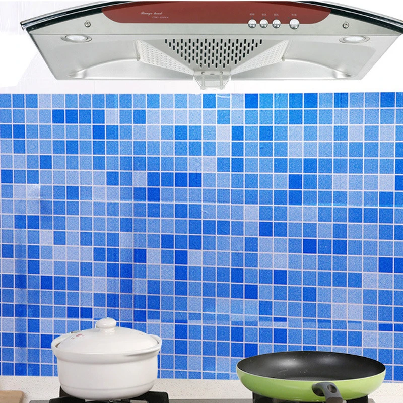 1 шт. мозаика Водонепроницаемый обои с защитным напылением от жирных следов и