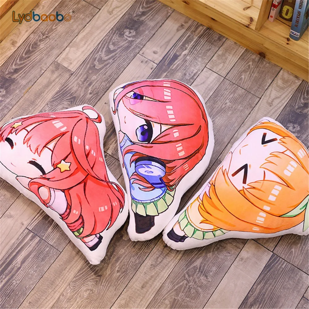 45cm Anime ir Toubun no Hanayome la quintaesencia de quintillizos Nakano Ichika Miku porque mu&ntilde;eca de La felpa almohada de peluche de juguete accesorios de regalo-4