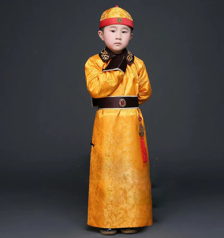 Новое поступление Hanfu Мужской Детский Костюм Древний китайский Принца платье - Фото №1