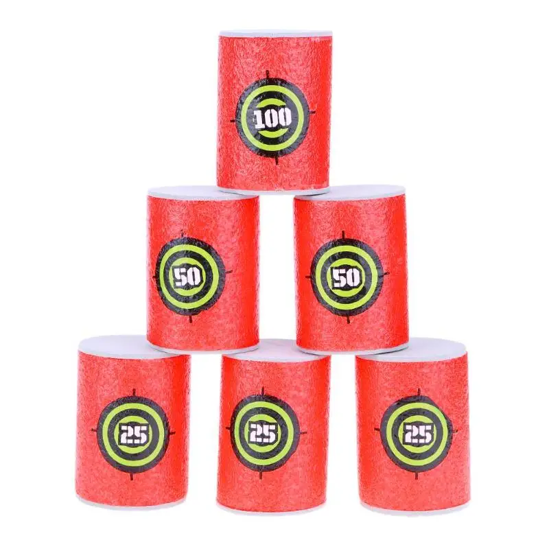 

EVA пулевые мишени, стреляющая мишень, уличная игрушка для Nerf N-Strike, Элитные игры, бластеры, строительный пистолет, аксессуары для мягких пуль