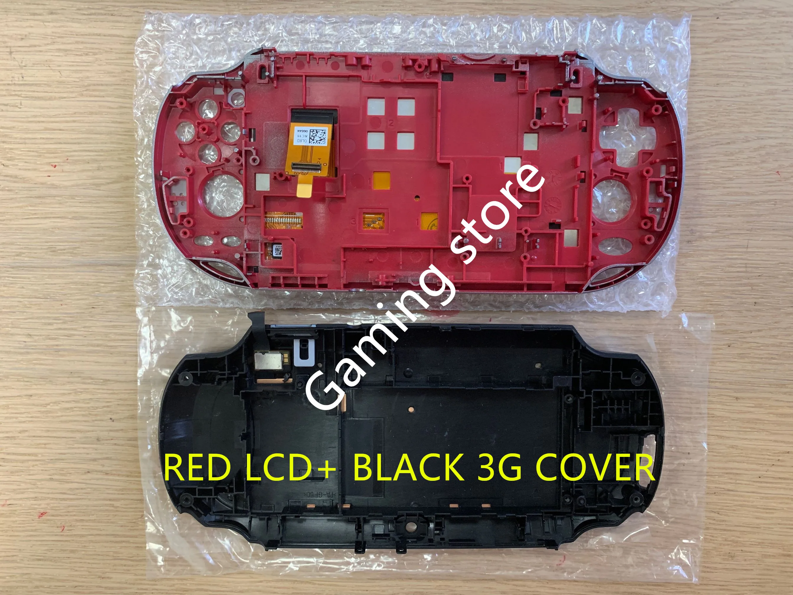 ЖК-экран в сборе для psvita ps vita psv 1000 красный + черная задняя крышка Wi-Fi или версия 3G |