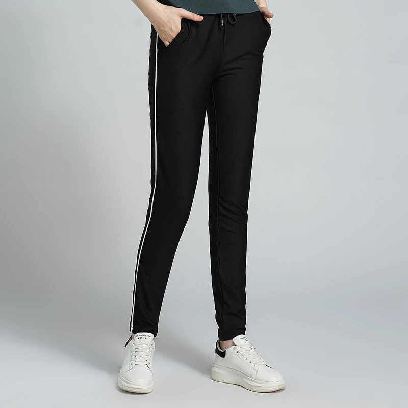 2017 г. новые женские зимние длинные Вязание плюс размер Штаны модные повседневные