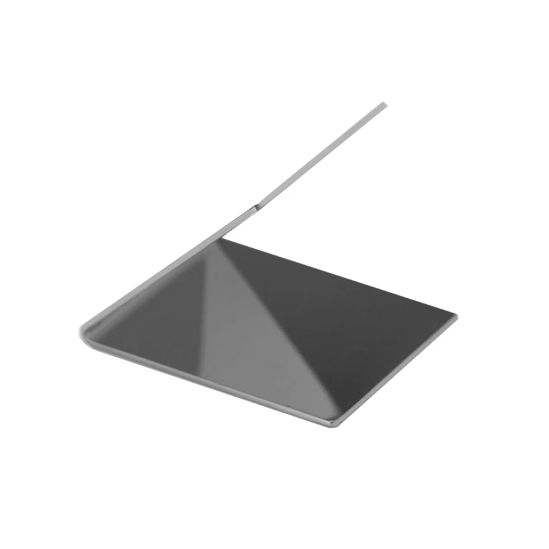 20 шт. зеркальная серебристая поверхность V металлическая стойка для обуви из