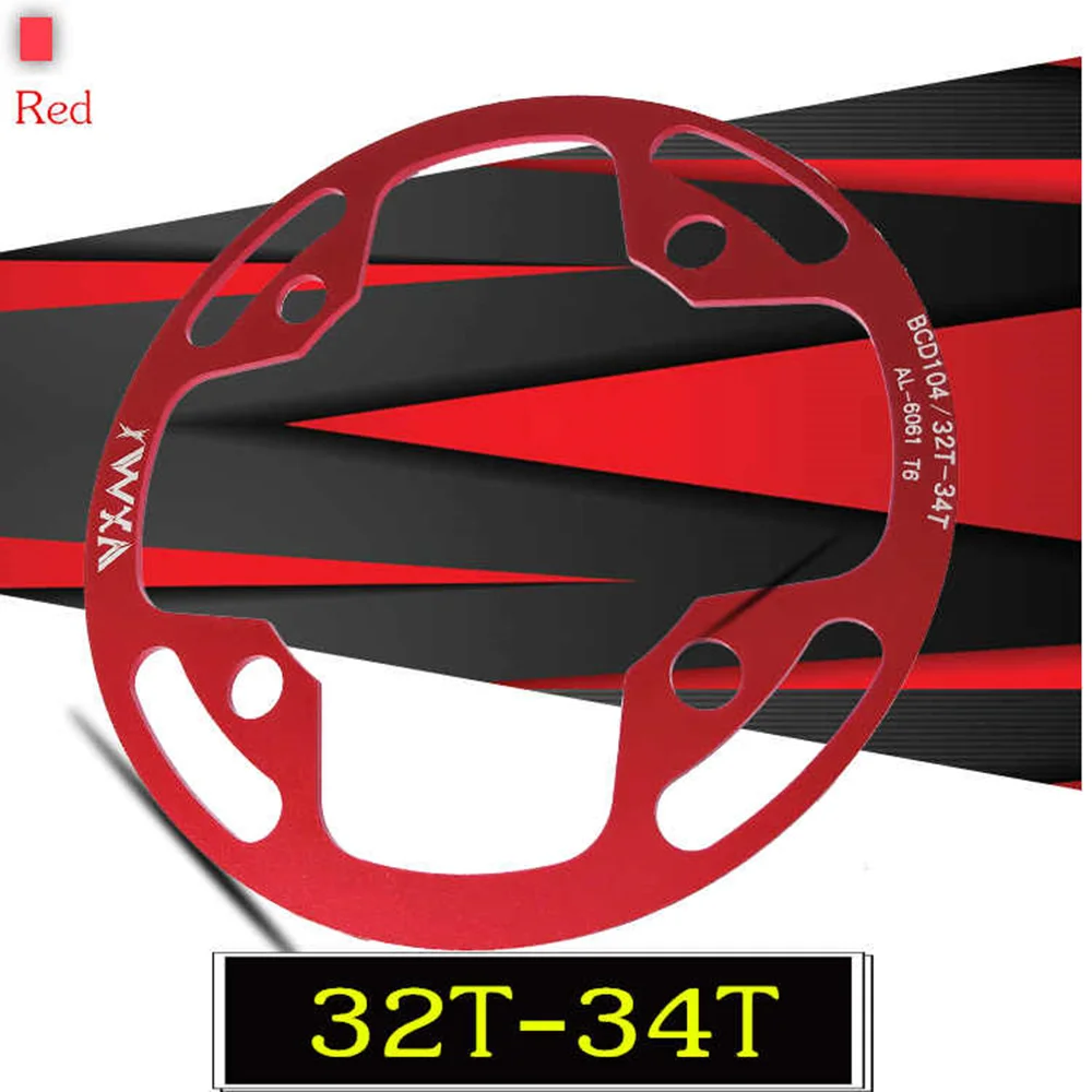 VXM 32-42T MTB bike sprocket wheel protection plate bicycle wheel gear protection cover bike alloy sprocket cover bicycle Parts