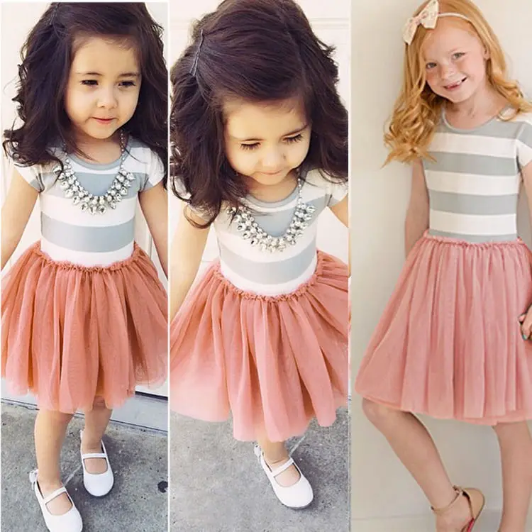 Фото Новинка модное детское лоскутное платье-пачка в стиле принцессы с цветочным
