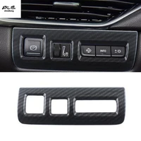 1pc abs carbon finber grain headlight adjustment switch decoration cover for 2018 cadillac xt4 car accessories