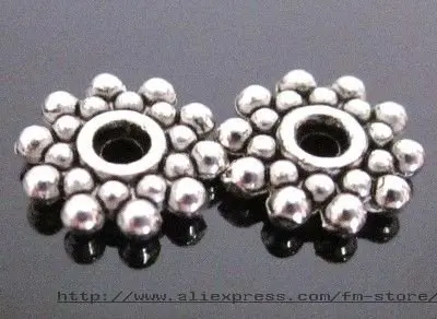 

Free shipping Tibetan Silver Nice Flower Spacer Bead