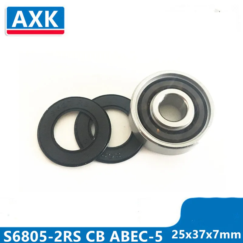 Axk S6805 2rs Cb Abec 5 нержавеющая сталь 440c Гибридный керамика радиальный