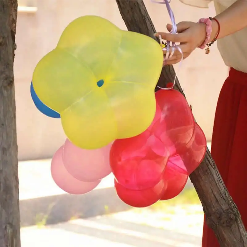 10 шт. креативные цветки из шаров форма цветка сливы латексные воздушные шары для