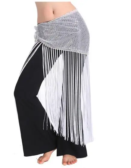 

Women Belly Dance Waist Belt Tassel Bellydance Belt Female Belly Dance Hip Scarf Triangle Shawl Indian Belly Dance Belt 89