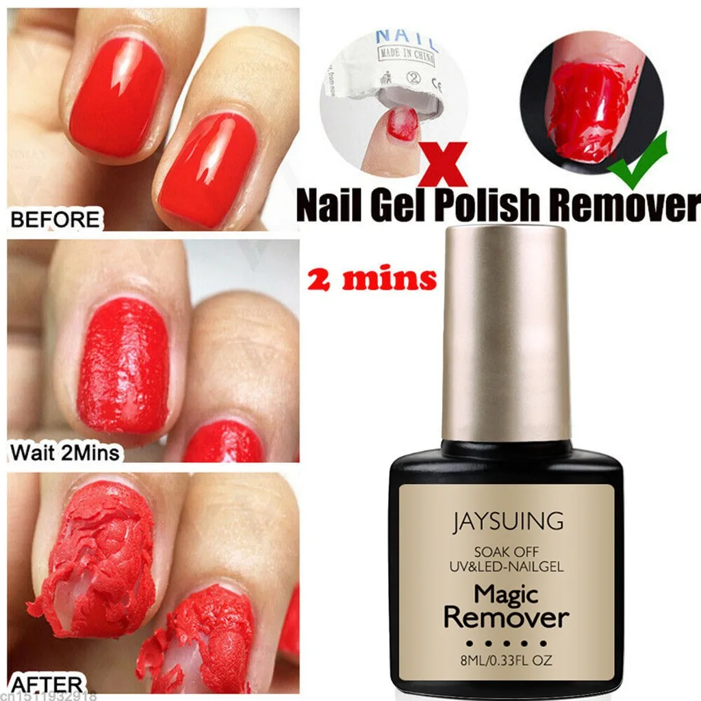 1 бутылка Гель-лак для ногтей Burst Magic Remover Гель-удалитель Magic Nail 8 мл удаляет Гель-лак легко быстро
