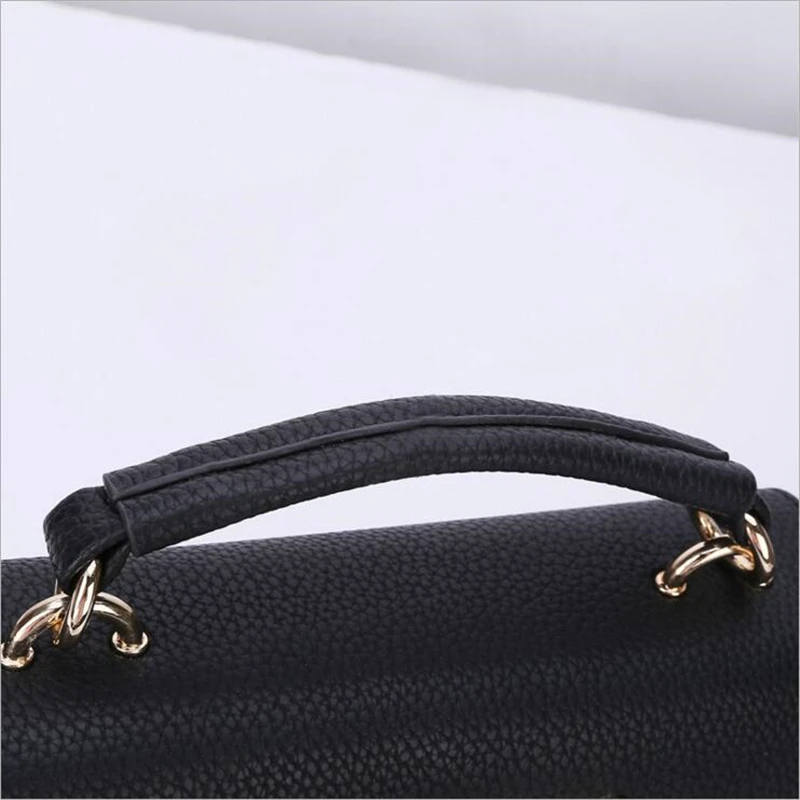 Leather Woman Bag Black Red Color Shoulder High Quality PU Messenger WHB246 | Багаж и сумки