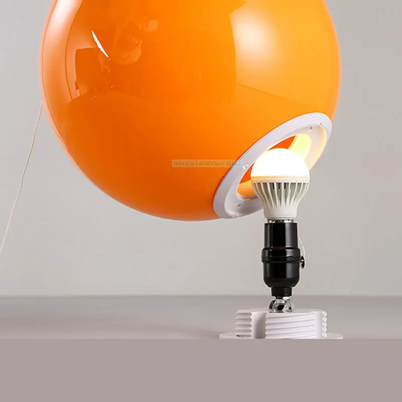 Luz de techo en forma de bola d300 mm, lámpara de globo para dormitorio de niños hermosos, iluminación colorida para decoración del vestíbulo