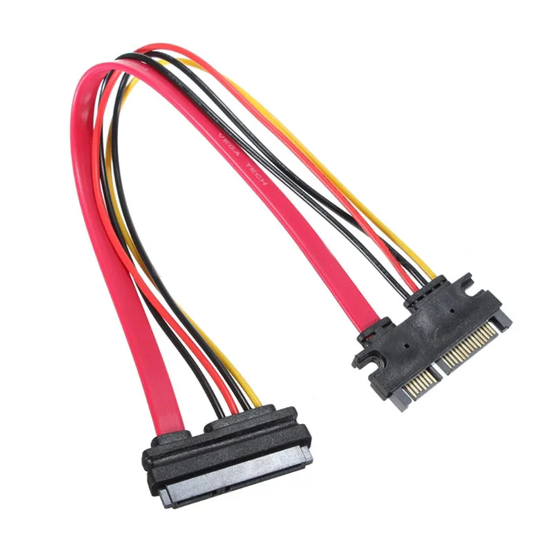 HFES 30 см кабель-удлинитель для передачи данных SATA M / F 22P 7 + 15pin |
