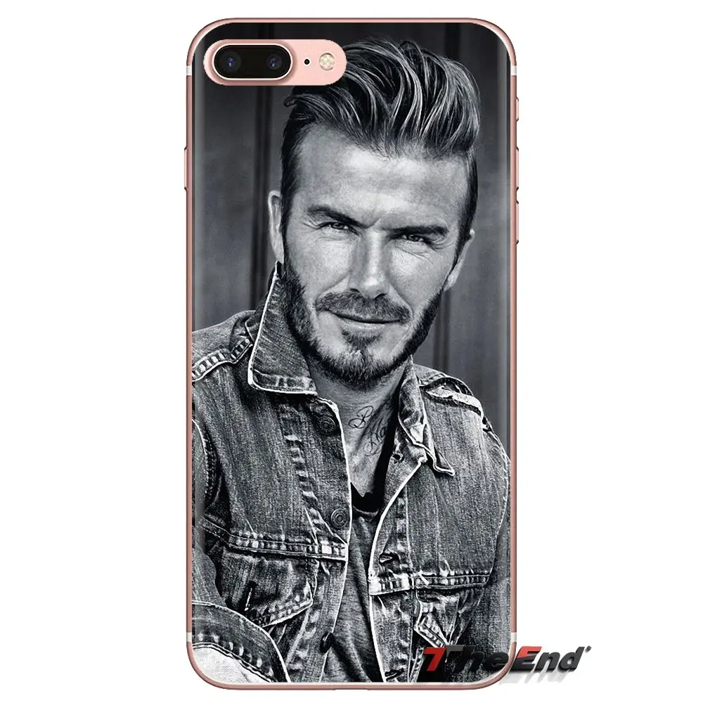 For Xiaomi Redmi 4A S2 Note 3 3S 4 4X 5 Plus 6 7 6A Pro Pocophone F1 Soft Transparent Cases David Beckham Football Star Sexy Men |