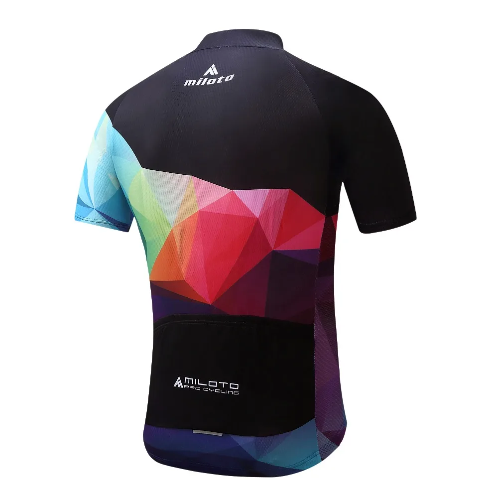 MILOTO Cycling Jersey Set Pad Ropa Ciclismo Men Summer Short Sleeve Bike Bib Suits Riding Cloth Breather PRO Bicycle Wear | Спорт и