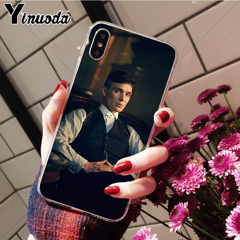 Yinuoda Peaky bliners TPU Мягкий силиконовый чехол для телефона чехол для iphone 8 7 6 6S Plus 5 5S SE XR X XS MAX Coque Shell