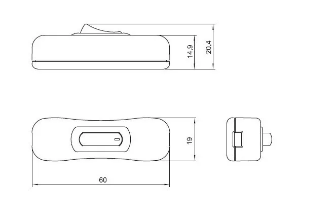 Универсальный переключатель белого цвета 304 лампа линия кнопка DIY аксессуары для