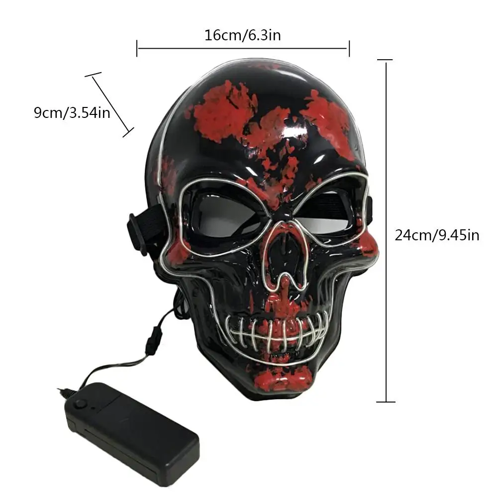 2019 жуткий латексные маски животных вечерние светодиодный светильник маска