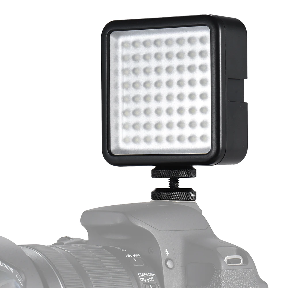 Andoer LED 64 USB непрерывная Светодиодная панель для камеры Портативная Canon Nikon Sony A7 Olympus