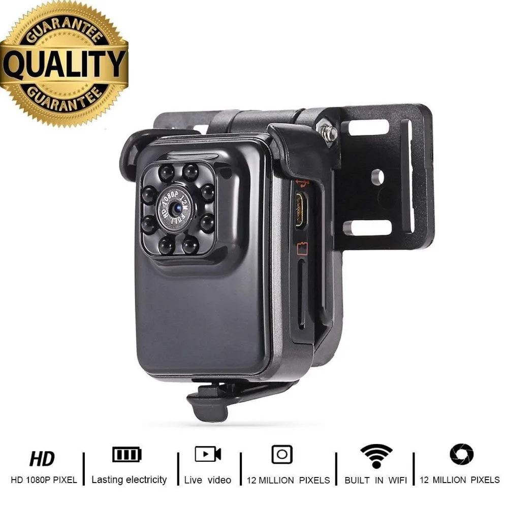Мини камера R3 WIFi HD видеокамера с ночным видением 1080P спортивная мини DV