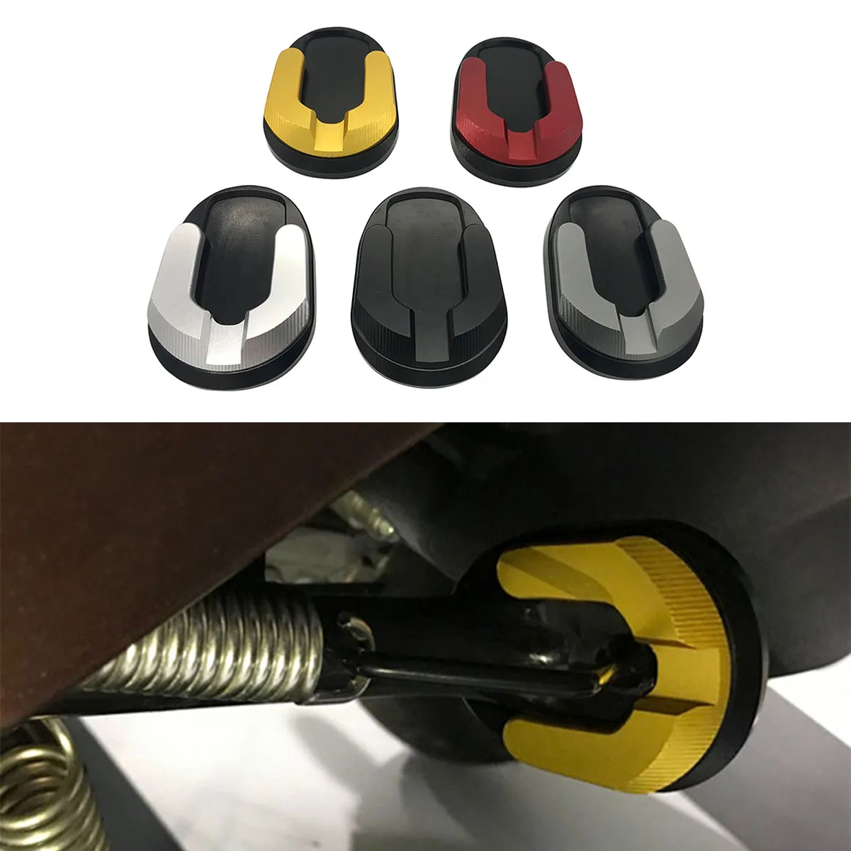 CNC алюминиевая подставка для мотоцикла, увеличивающая пластина, накладка, боковая подставка, увеличитель, аксессуары для мотоциклов Yamaha X-MAX 300 XMAX300 250