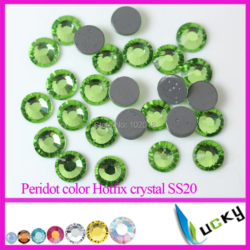 Высококачественные Стразы с плоской задней поверхностью ss6 ss10 ss16 SS20 ss30 Peridot / Lt