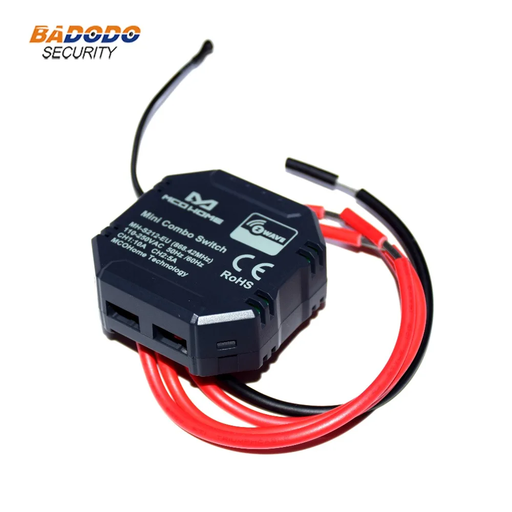 Z-wave EU 868,42 MHz в стене двойное реле Модуль переключателя питания вкл/выкл модуль переключателя MCO домашний MH-S212 для умного управления светом