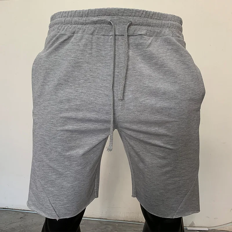 

New Breathable Running Shorts Men Loose Fitness Soccer Training Sweatpants With Pocket Gym Sport Jogging Shorts Short Pants Male