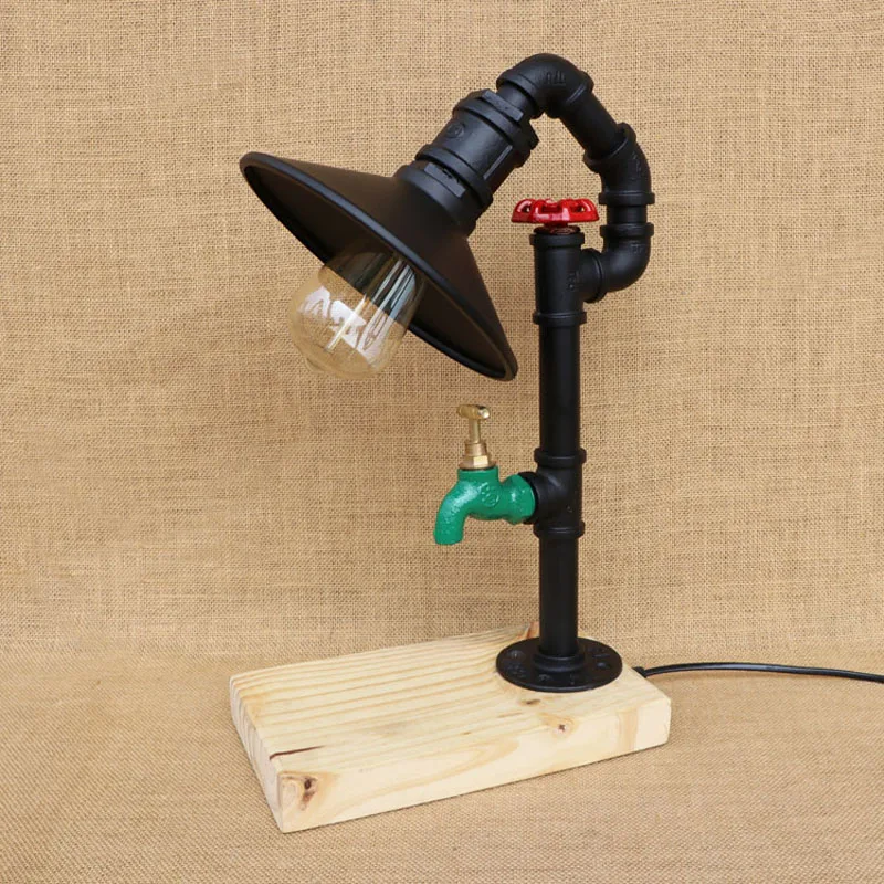 Настольная лампа в скандинавском стиле декоративный Ретро светильник