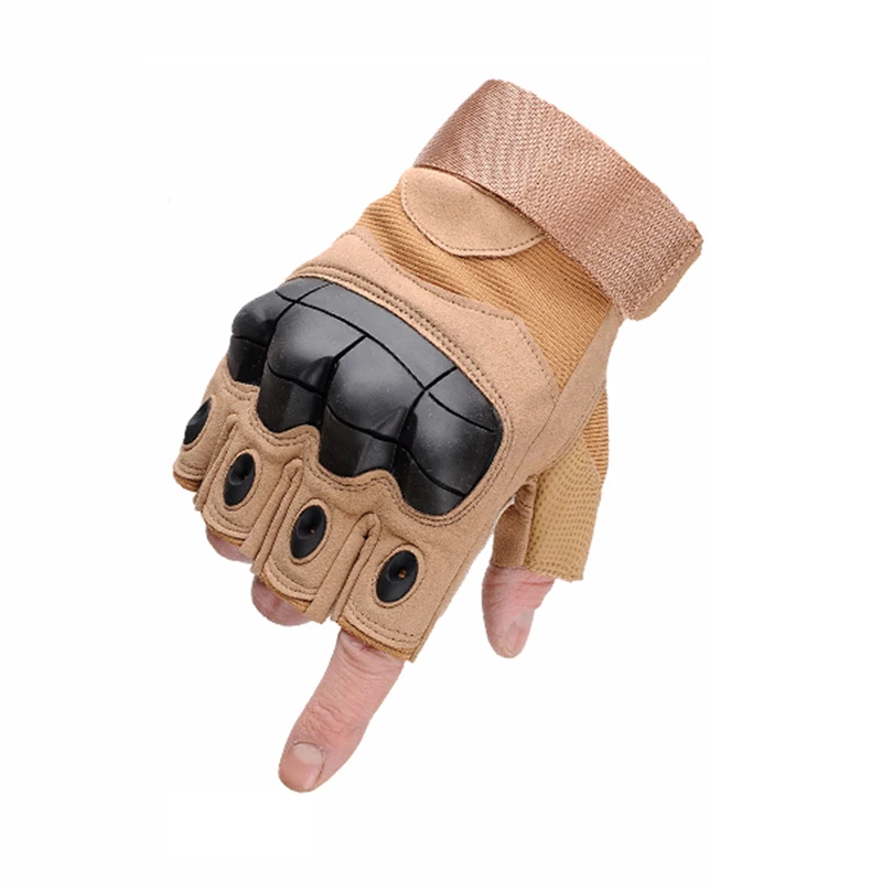 Motorcycle Half Finger Gloves Anti-skid Riding Tactical Soft Shell Microfiber Protective Gear for Outdoor Sports Racing | Автомобили и