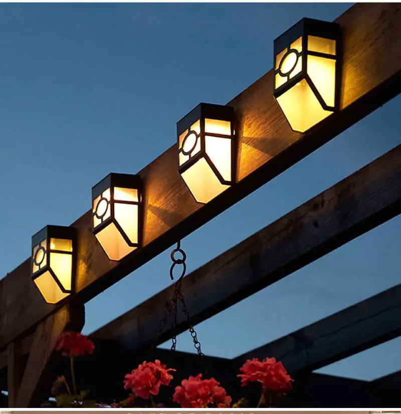Солнечный свет садовая настенная лампа наружный солнечный уличный LED для